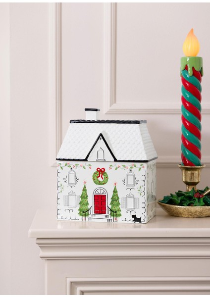 Yılbaşı Kurabiye Kavanozu 21X15X25 cm modelleri