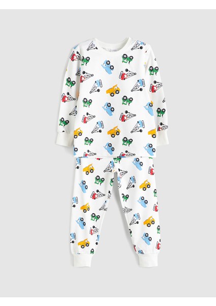 Yeni Sezon Baskılı Erkek Çocuk Pijama Takımı