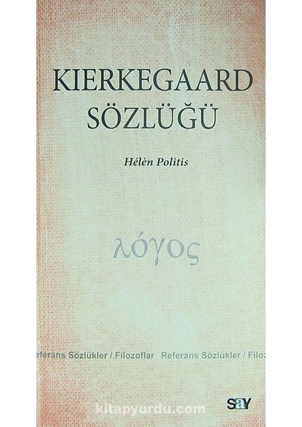 Kierkegaard Sözlüğü