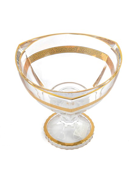 Angelic Gold Cam Ayaklı Dekoratif Kase 22 cm fiyatları