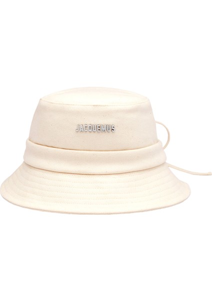 The Gadjo Kırık Beyaz Kadın Bucket Şapka