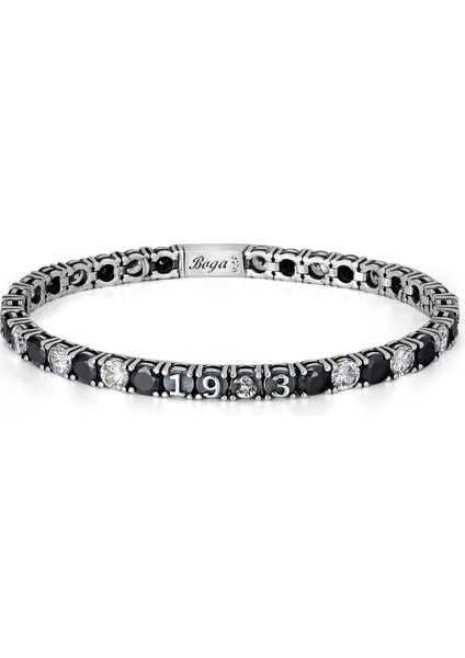 B-Lock 1903 Tennis Çok Renkli Erkek Gümüş Bileklik