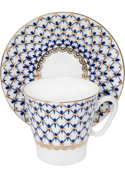 Cobalt Net Mavi Porselen Kahve Fincanı fiyatları