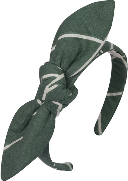 Bollarine Yeşil Fiyonk Kız Çocuk Taç