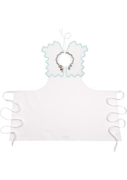 Earth Iı Apron Nakışlı Kız Çocuk Önlük Elbise fiyatları