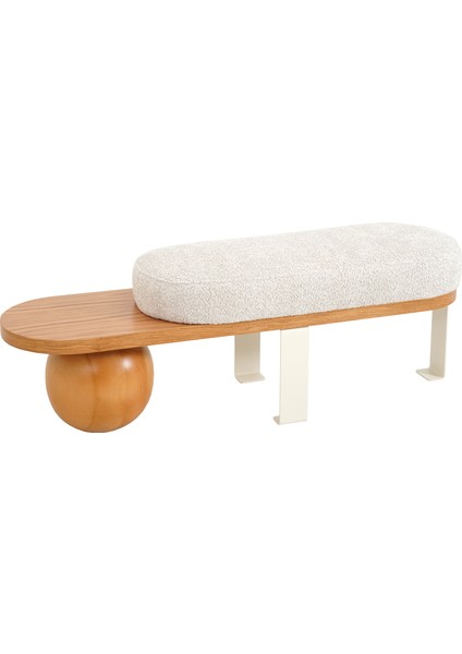 Cilia Meşe Metal Ahşap Bench fiyatları