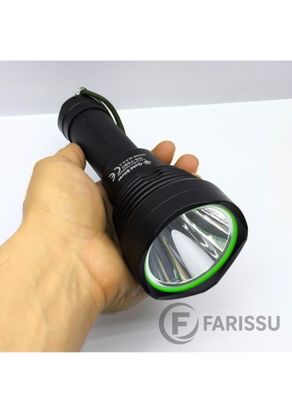 Gold Silver GS-7580 Profesyonel Şarjlı El Feneri - 20W, 1200 Lümen, 6000 Mah Batarya indirimleri
