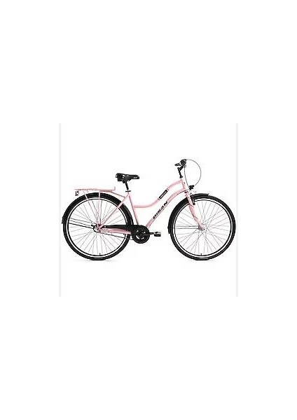 Tetra 3.0 - 24" City Bike - 13' - 21 Vites - V.b. - Metalik Açık Pembe -Toz Pembe/bej
