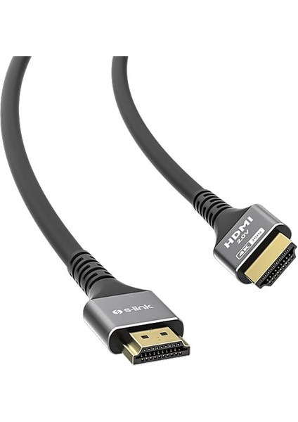 S-Link SLX-HD4K15 15 Metre 4K 30Hz Metal Uçlu HDMI Kablo (V2.0 Uyumlu)