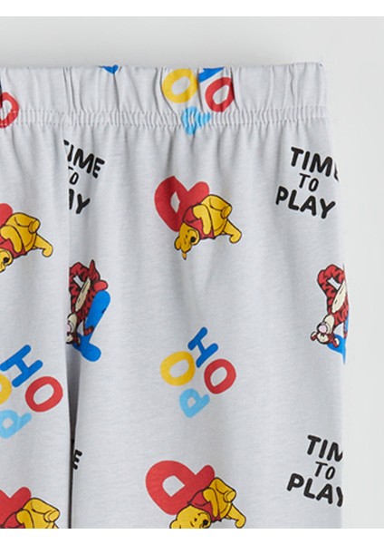 Yeni Sezon Beli Lastikli Winnie The Pooh Baskılı Erkek Çocuk Pijama Alt fiyatları