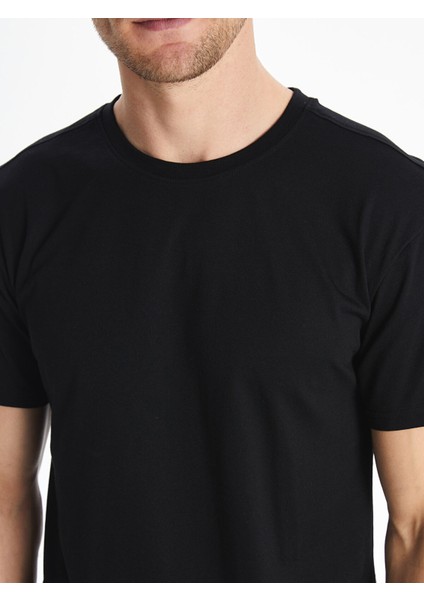Yeni Sezon Bisiklet Yaka Kısa Kollu Erkek Pijama Üst modelleri