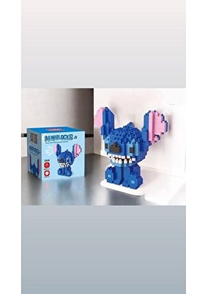 Stitch ve Angel Miniblocks 2’li Bricks Blok Seti – LEGO Uyumlu Yapım Oyuncak - Premium Seri modelleri