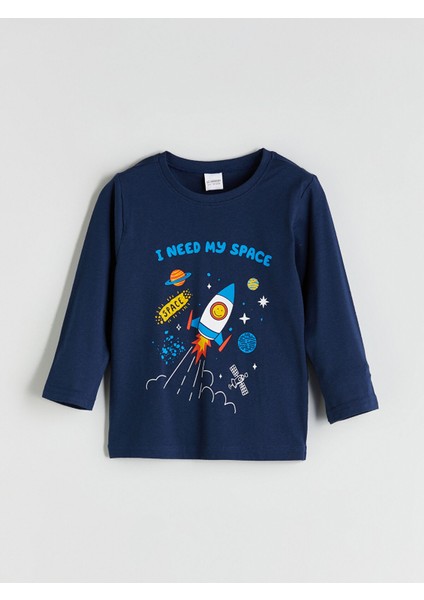 Yeni Sezon Uzun Kollu Baskılı Erkek Çocuk Pijama Takımı fiyatları