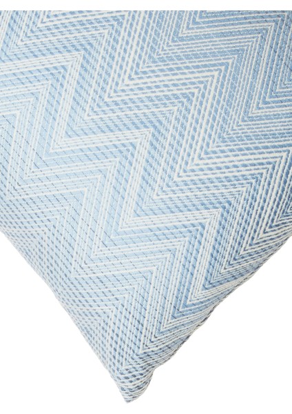 Timmy Mavi Beyaz 40X40 Yün Dekoratif Yastık modelleri