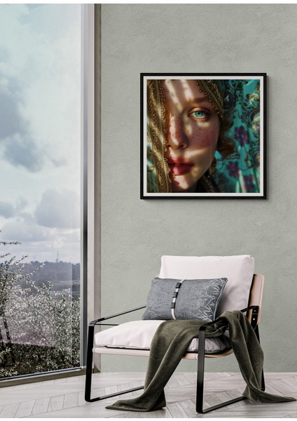 Aisha By Jean S. Partre Fine Art Baskı 70X70 cm fırsatları