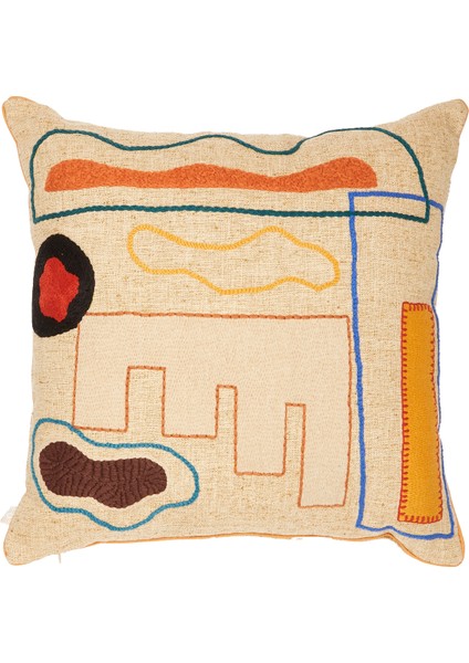 Simon Çok Renkli Dekoratif Yastık