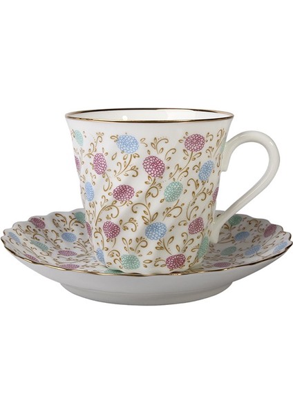 With Edging Porselen Kahve Fincanı