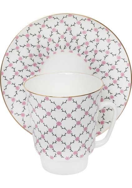 Pink Net Porselen Kahve Fincanı fiyatları