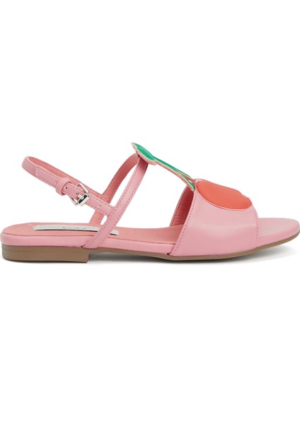 Pembe Kız Çocuk Sandalet