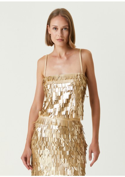 Goldy Işlemeli Abiye Bluz modelleri