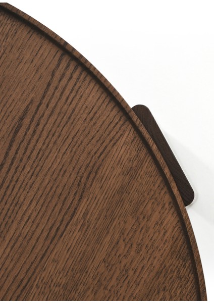 Vasso Camlı Koyu Meşe Orta Sehpa