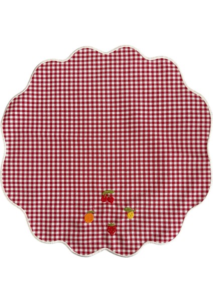 Fruit Desenli Keten 4'lü Servis Peçetesi Seti fırsatları