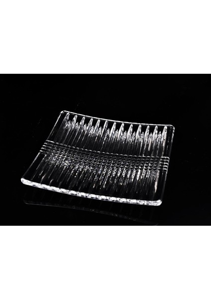 Kare Cam 6'lı Tabak Seti modelleri