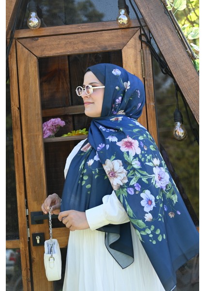 Desenay Navy Blossom Şal modelleri