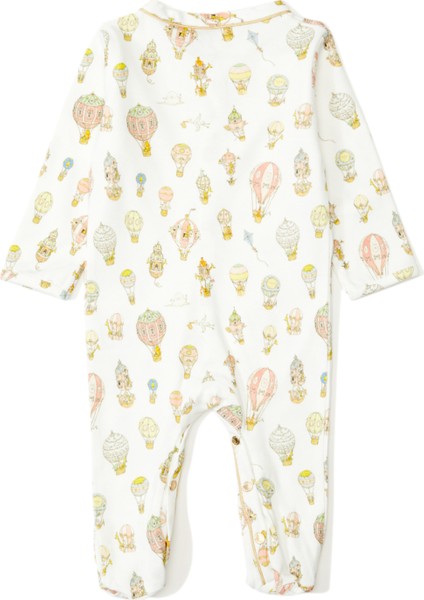 Çok Renkli Baskılı Unisex Bebek Patikli Tulum fiyatları