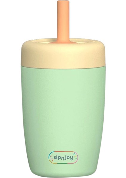 Strawbuddy Mint Çelik Çocuk Tumbler 360 ml