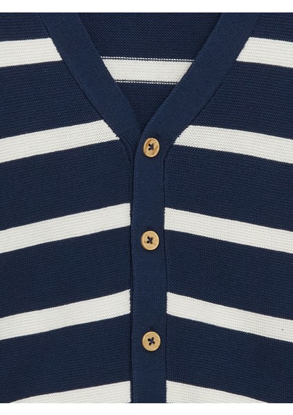 Yeni Sezon V Yaka Çizgili Erkek Çocuk Triko Hırka fırsatları