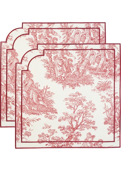 French Bordo 2'li Peçete fiyatları