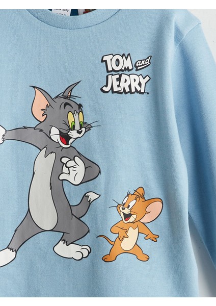 Yeni Sezon Tom & Jerry Baskılı Erkek Bebek Pijama Takımı indirimleri