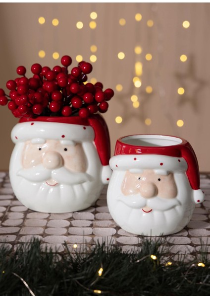 Yılbaşı Kurabiye Kavanozu Kase 12X11X11 cm fiyatları