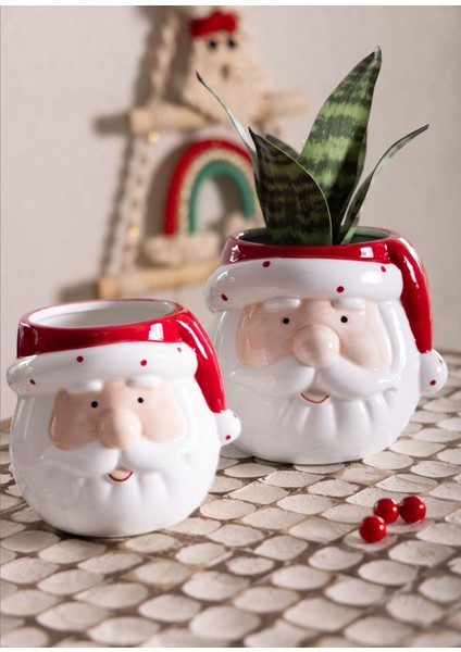 Yılbaşı Kurabiye Kavanozu Kase 12X11X11 cm fırsatları