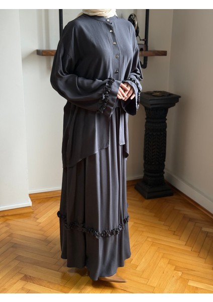 Füme Belmando Oversize Alt Üst Takım 5092 fırsatları