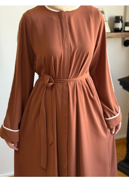 Taba Gizli Patlı Biyeli Abaya Kol Ferace 5058 fırsatları