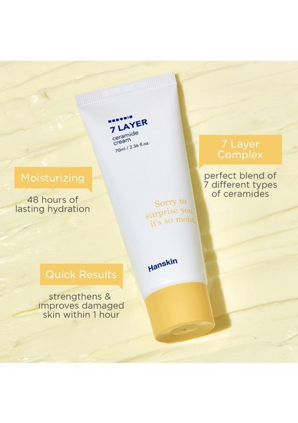 7 Layer Ceramide Cream Nemlendirici Yüz Kremi 70 ml fiyatları