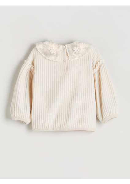 Yeni Sezon Bebe Yaka Kız Bebek Sweatshirt ve Tayt Pantolon 2'li modelleri