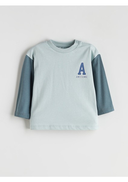 Yeni Sezon Bisiklet Yaka Erkek Bebek Tişört ve Pantolon 2'li fiyatları