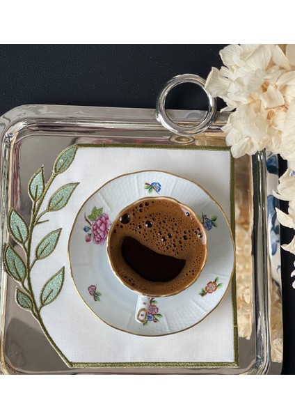 Diana Yaprak Desenli Yeşil 4'lü Bardak Altlığı fiyatları