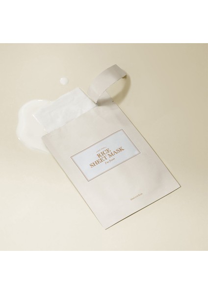 Rice Sheet Mask Leke Karşıtı ve Derinlemesine Besleyici Pirinç Özlü Maske 22 ml modelleri