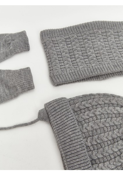 Yeni Sezon Ponponlu Erkek Bebek Atkı Bere ve Eldiven Takım fiyatları