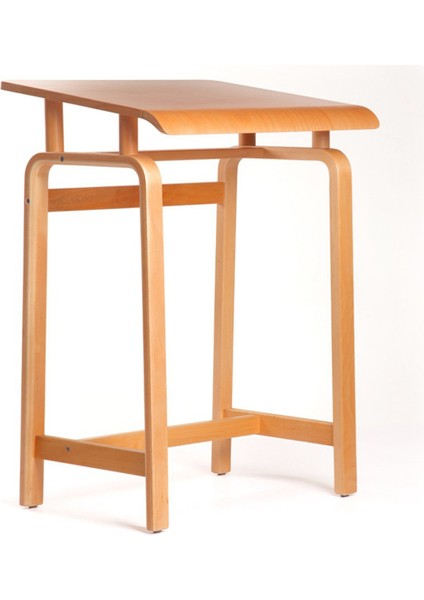 Naturel Ahşap Laptop Masası