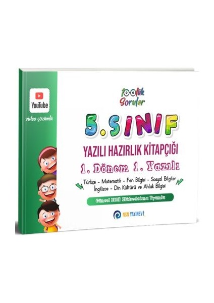 5. Sınıf Yazılı Hazırlık Kitapçığı 1. Dönem 1. Yazılı