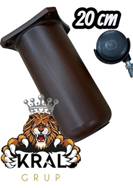 Tekerlekli Bohem Ayak, Sihirli Sehpa Ayağı, Lux Kalite 20 Cm, 4 Adet 360 Derece Hareketli