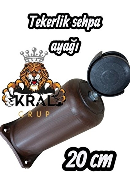 Tekerlekli Bohem Ayak, Sihirli Sehpa Ayağı, Lux Kalite 20 Cm, 4 Adet 360 Derece Hareketli modelleri