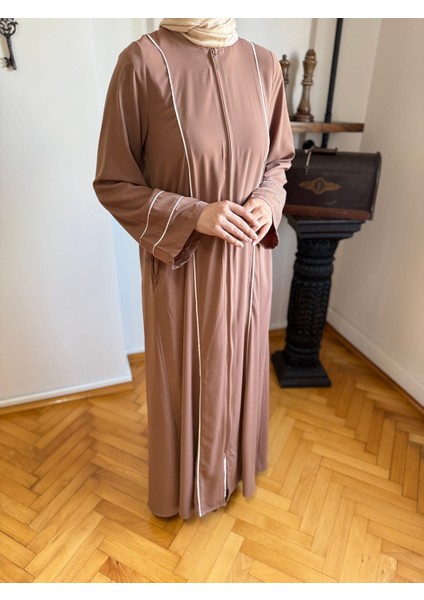 Vizon Kol Ağzı ve Önü Çift Biyeli Ferace 5045 indirimleri