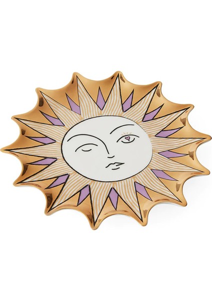 Muse Sun Trinket Gold Tepsi