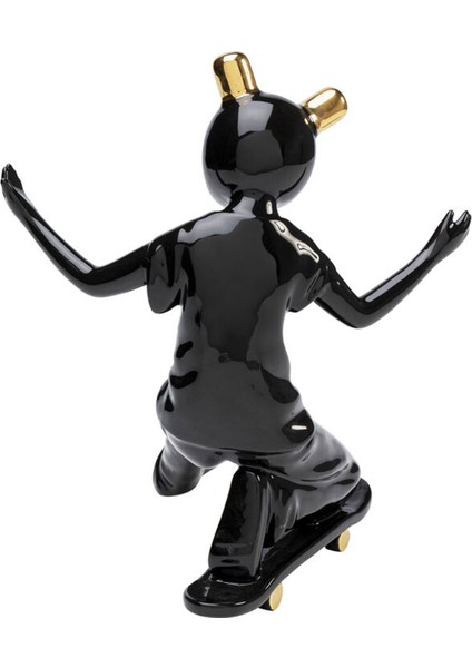 Skating Astronaut Black Seramik Dekoratif Figür fırsatları